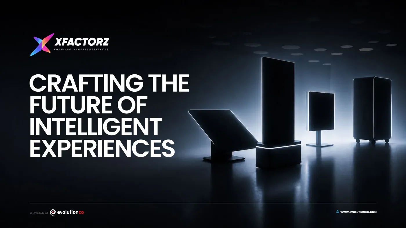 Xfactorz brochure cover: Crafting the future of intelligent experiences