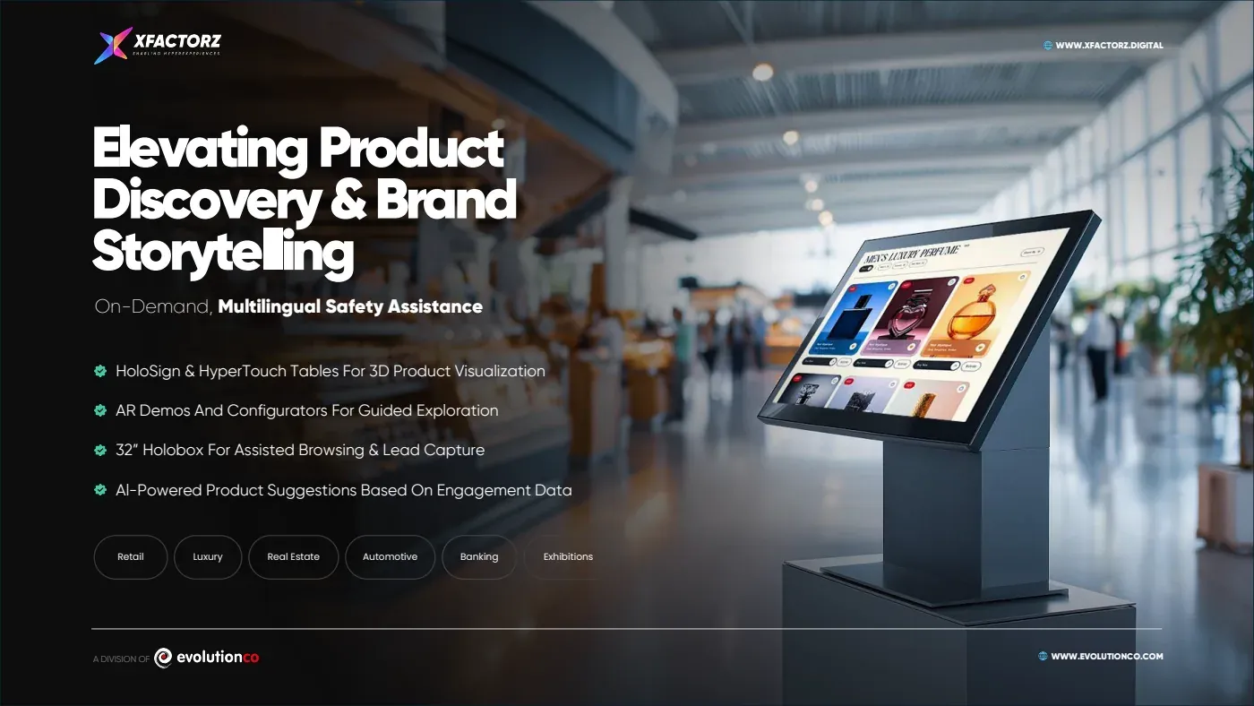 Brochure page: Product discovery & storytelling